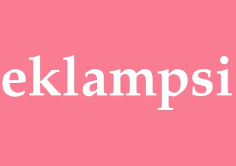 Synonym eklampsi