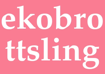 Synonym ekobrottsling