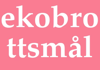 Synonym ekobrottsmål