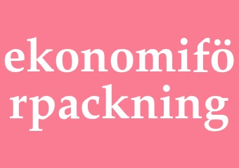 Synonym ekonomiförpackning