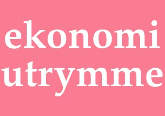 Synonym ekonomiutrymme