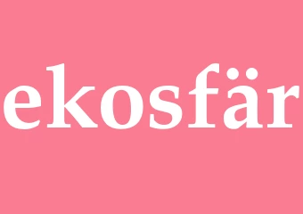 Synonym ekosfär