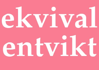 Synonym ekvivalentvikt