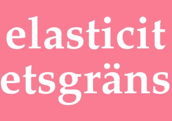 Synonym elasticitetsgräns