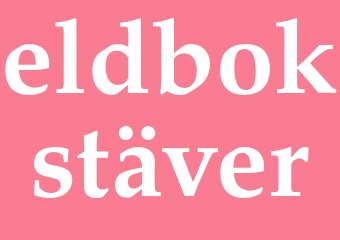 Synonym eldbokstäver