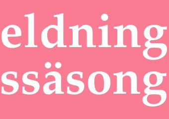 Synonym eldningssäsong