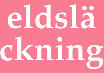 Synonym eldsläckning