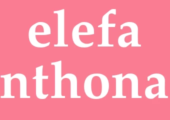 Synonym elefanthona