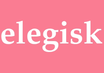 Synonym elegisk
