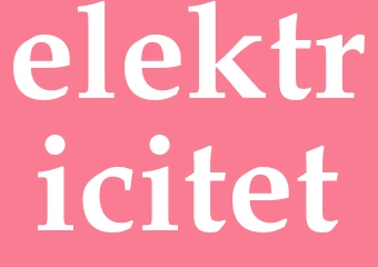 Synonym elektricitet
