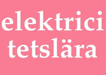 Synonym elektricitetslära