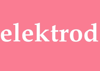 Synonym elektrod