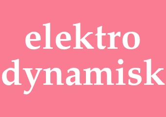 Synonym elektrodynamisk