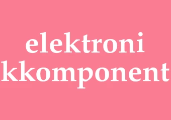 Synonym elektronikkomponent