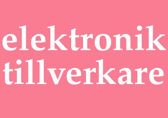 Synonym elektroniktillverkare