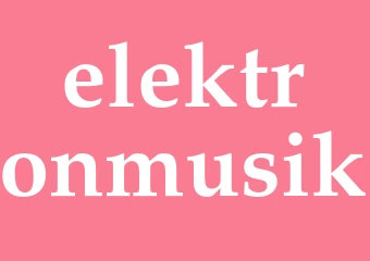 Synonym elektronmusik