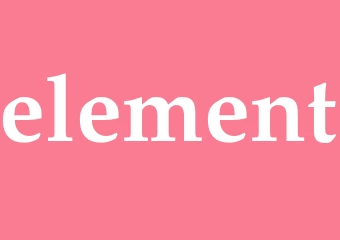 Synonym element