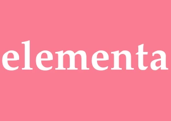 Synonym elementa