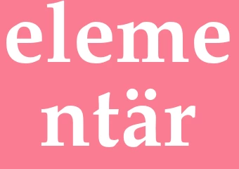 Synonym elementär