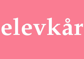 Synonym elevkår