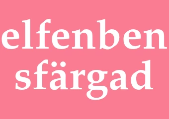 Synonym elfenbensfärgad