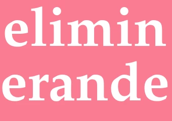 Synonym eliminerande