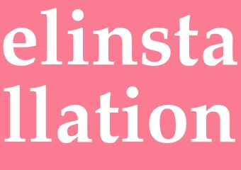 Synonym elinstallation