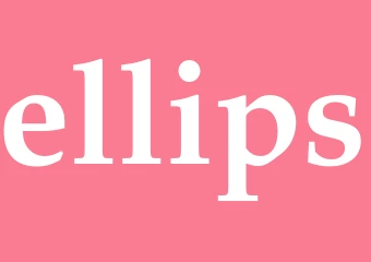 Synonym ellips