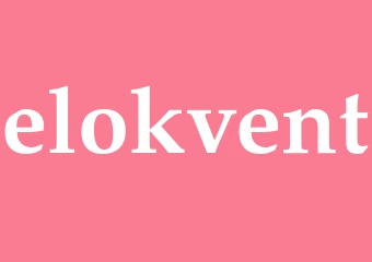 Synonym elokvent