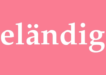 Synonym eländig