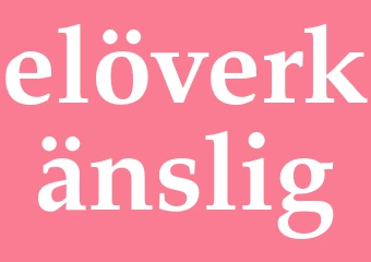 Synonym elöverkänslig