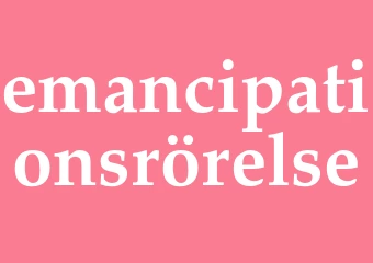 Synonym emancipationsrörelse