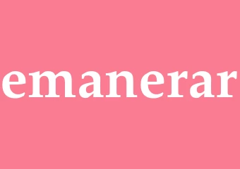 Synonym emanerar