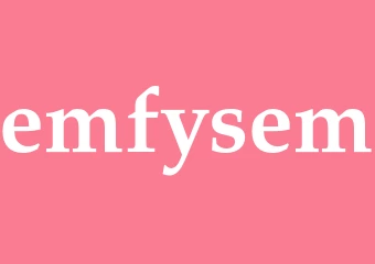 Synonym emfysem
