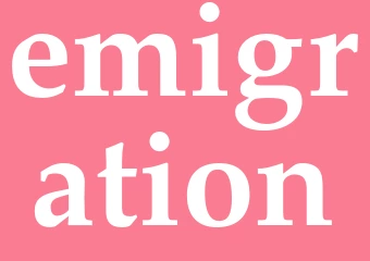 Synonym emigration