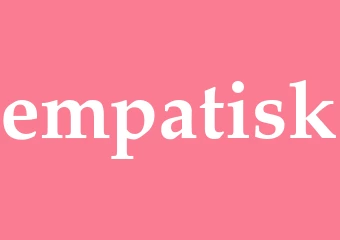 Synonym empatisk