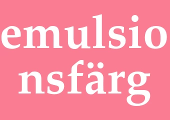Synonym emulsionsfärg