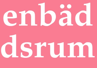 Synonym enbäddsrum