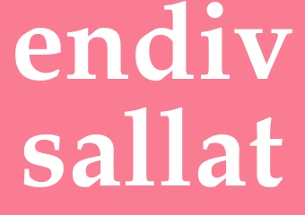 Synonym endivsallat