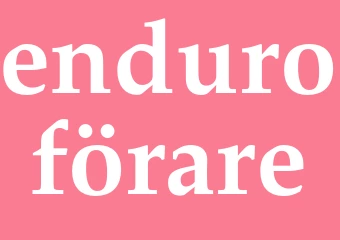 Synonym enduroförare