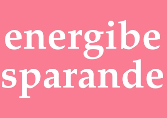 Synonym energibesparande