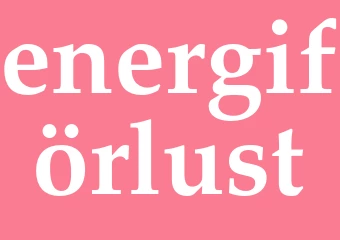 Synonym energiförlust