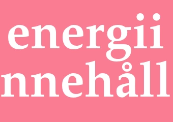 Synonym energiinnehåll