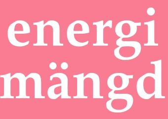Synonym energimängd