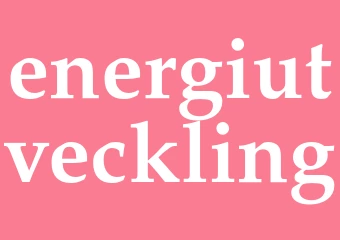 Synonym energiutveckling