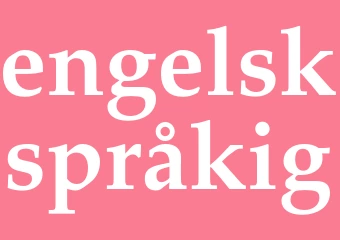 Synonym engelskspråkig