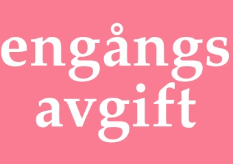 Synonym engångsavgift
