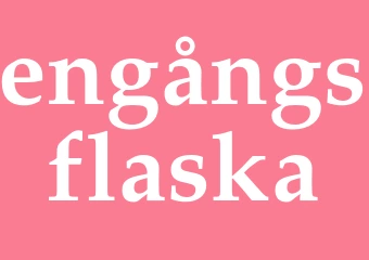 Synonym engångsflaska