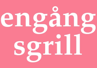 Synonym engångsgrill