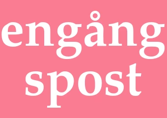 Synonym engångspost